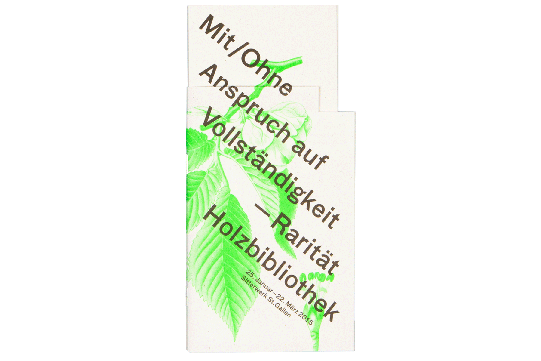 Mit/Ohne Anspruch auf Vollständigkeit — Rarität Holzbiblithek